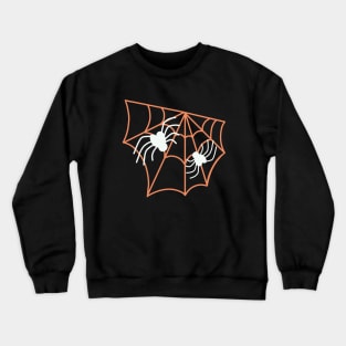 Spider Web Halloween Crewneck Sweatshirt